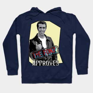 Fonzie Happy Days 1950s Retro Rockabilly Hoodie